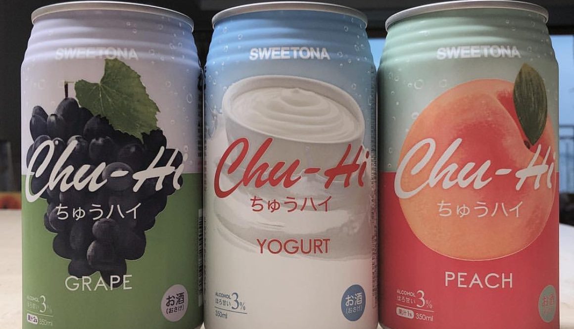 Korean chuhai flavors