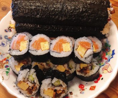rolled sushi
