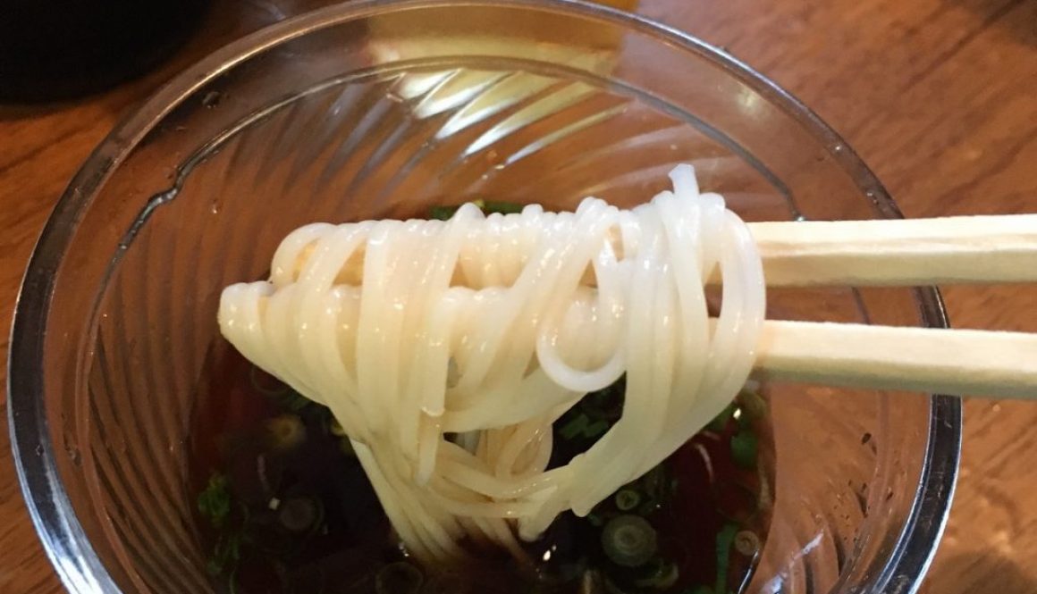 thin Japanese noodles